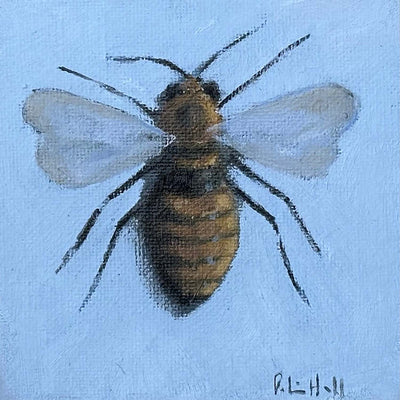 Ivy Miner Bee - 4"x4"