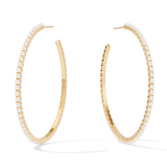 Pearl Juliet Hoop - Large