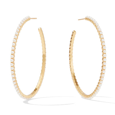 Pearl Juliet Hoop - Large