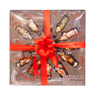 Glimmering 12 Days of Christmas Ornament Set
