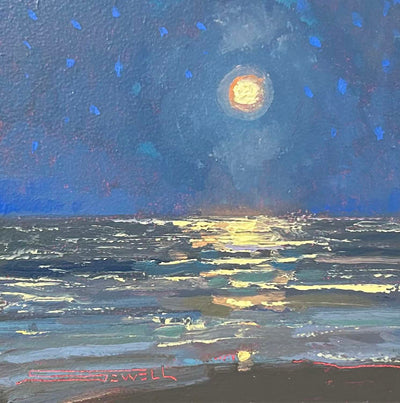 Into the Night - 6"x6"