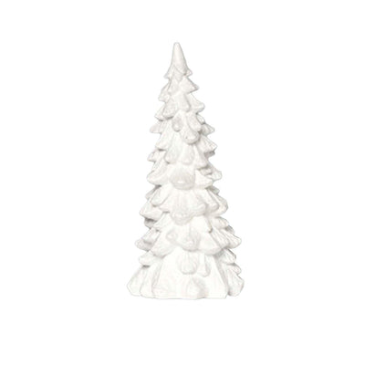 White Glitter Tree - 6" Tall