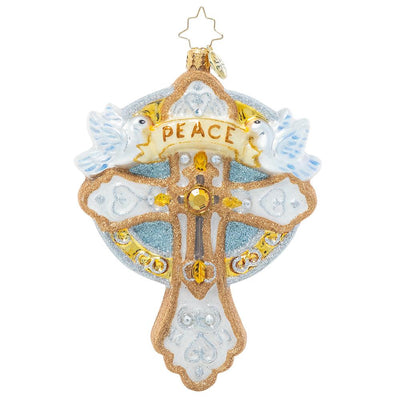 Golden Cross of Peace - 5.5"