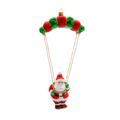 Parachute Santa Ornament