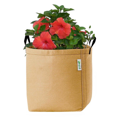 Tan GeoPot Fabric Bag - 15 Gallon