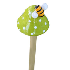 Toadstool with Bubblebee Garden Spike