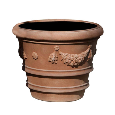 Terra Rosa Garland Rolled Rim Planter