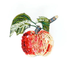 Apple brooch
