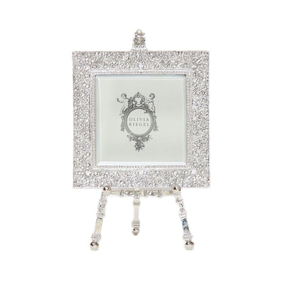 Silver Windsor On Easel Frame - 4" X 4"