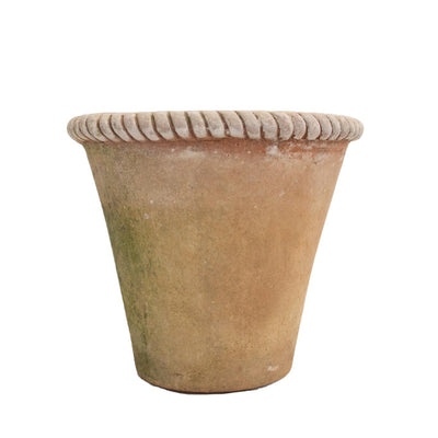7" Braid Top Terracotta Planter