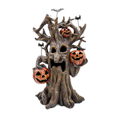 Haunted Tree with LED Lighting - 18" Tall