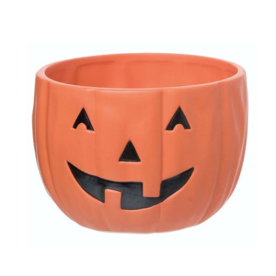Orange Jack-O-Lantern Bowl