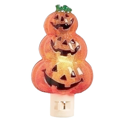 Triple Pumpkin Night Light - 7"