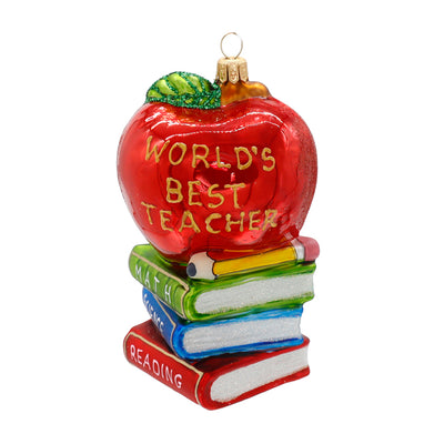 World's Best Teacher Ornament