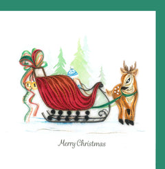Christmas Sleigh Blank