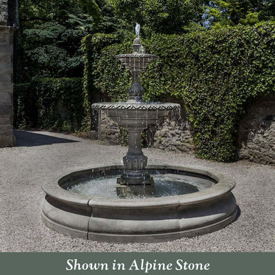 Charleston Fountain in Basin