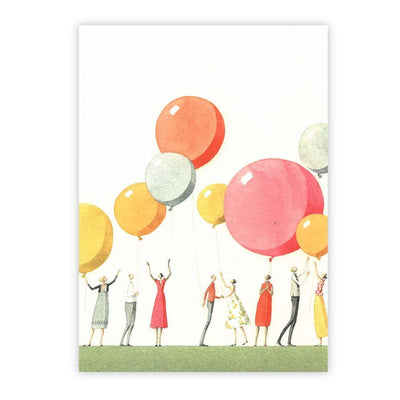 2 - Happy Birthday Balloons - Blank