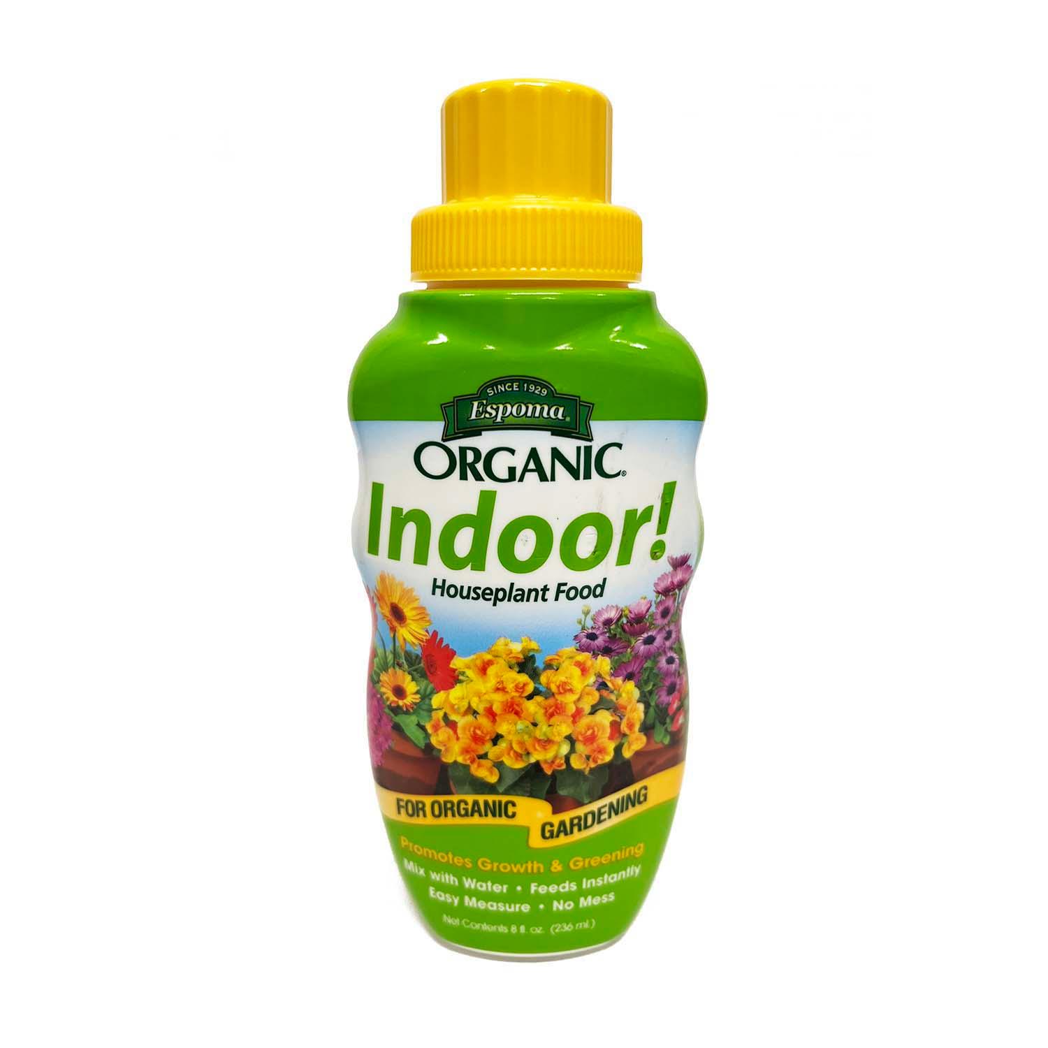 Organic Indoor Plant Food 8oz Roger's Gardens