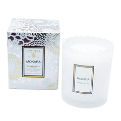 Voluspa Mokara Scallop Glass Candle