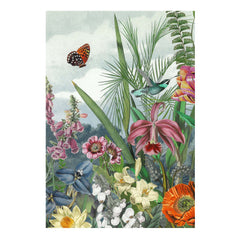 Botanical Butterfly Landscape - Blank