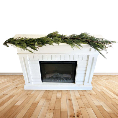 Faux Cedar Twig Garland - 67" Long