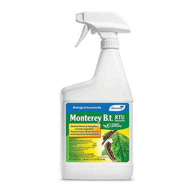 Monterey B.T. Biological Insecticide Ready to Use Organic - 32oz