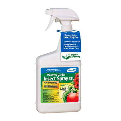 Monterey Garden Insect Spray Insecticide Ready to Use Organic - 32oz