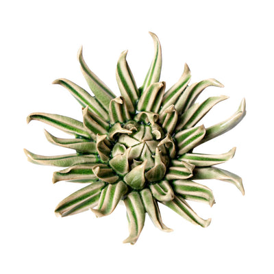 Ceramic Olive Green Flower
