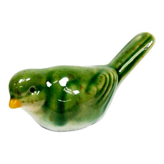 Lovely Green Stoneware Bird - 6