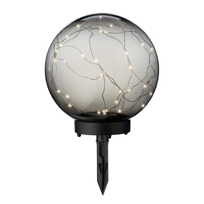 Solar Acrylic Ball Light with Mounting Stake