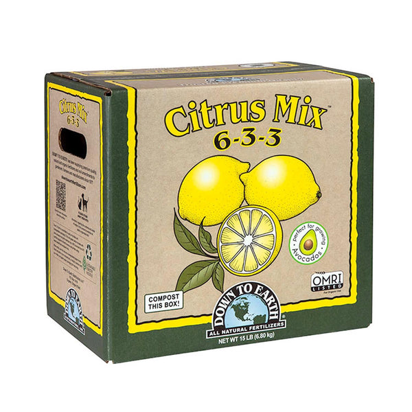 Down To Earth Organic Citrus Mix Fertilizer - 15lbs – Roger's Gardens