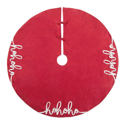 Ho Ho Ho Tree Skirt - 50in Diameter