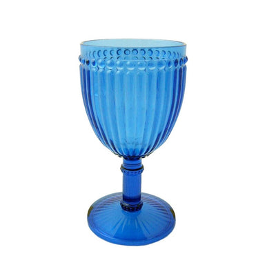 Blue Milano Wine Glass