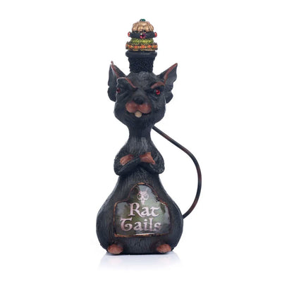 Rat Potion Bottle Full of Rat Tails - 8" Tall