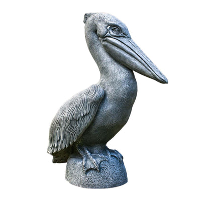 Alpine Stone Pelican Statue - 28" Tall