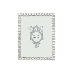 Silver Crystal & Pearl Frame - 4