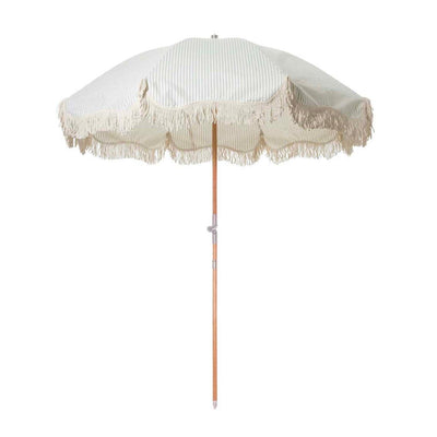Premium Sage Stripe Umbrella