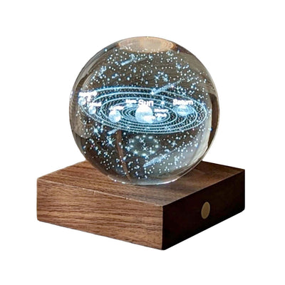 Solar System Crystal LED Globe