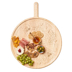 Round Cheese Maple Board - 17