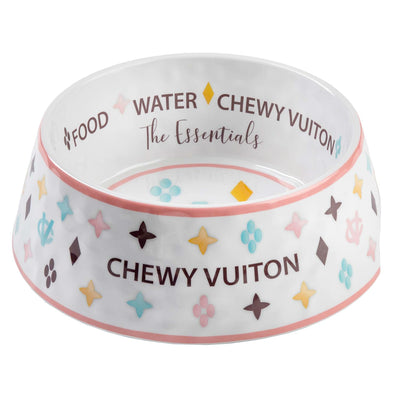 Chewy Vuiton The Essentials Pet Bowl - 9" Wide