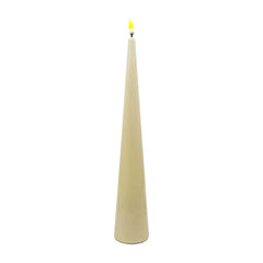 Cream LED Cone Stick Candle - 11