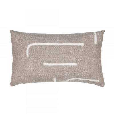 Instinct Taupe Pillow - 12"x20"