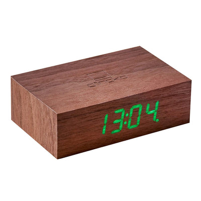 Walnut Wood Flip Clock