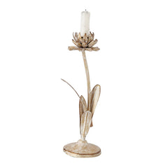 Metal Flower Taper Holder - 12.5