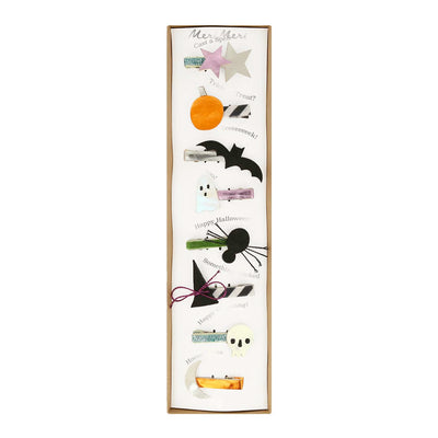Halloween Icon Hair Slides - Set of 8
