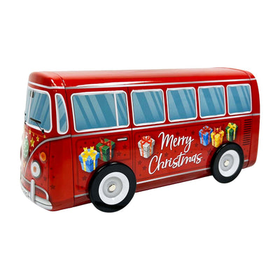 Bus Tin with Chocolate Gingerbread - 9" Long