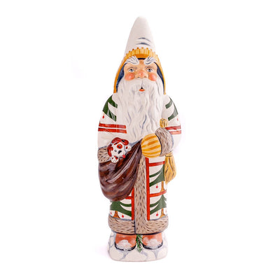 Tree Coat Santa with Dog In Sack