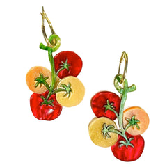 Cherry Tomato Dangle Earrings
