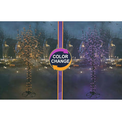 Spooky Bare Branch LED Tree - 8ft Tall