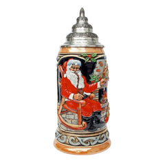 Santa in Rocking Chair Stein - 1/2 Liter